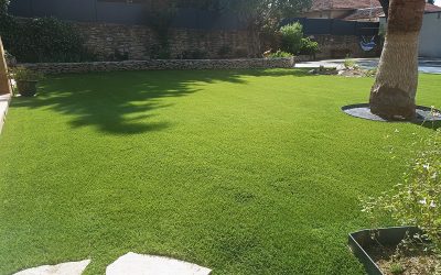 Installation pelouse artificielle – Pujaut, Gard