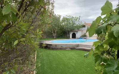 Pose pelouse synthétique – Avignon,  Vaucluse
