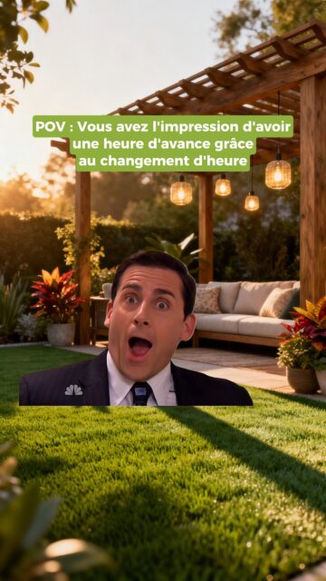 ⏰ ON A GAGNÉ UNE HEURE. ON SE SENT INVINCIBLES
À deux doigts de lancer trois projets, refaire la terrasse et apprendre l'italien avant midi.
En réalité ? On est encore en pyjama. 🫠
———————
@yardsgazonsynthetique
L’élégance au service de votre jardin

#changementdheure  #heuredhiver  #humour  #tendance  #yards